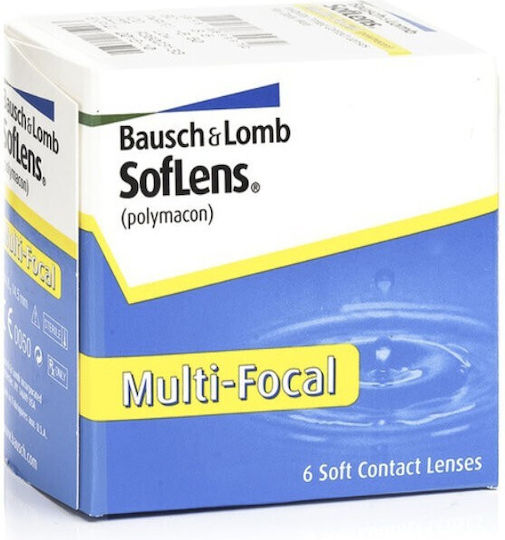 Bausch & Lomb Soflens Multifocal 6 Monthly Multifocal Contact Lenses Hydrogel