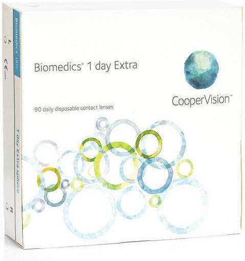 Cooper Vision Biomedics 1 Day Extra 90 Daily Contact Lenses Hydrogel
