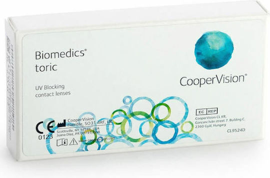 Cooper Vision Biomedics Toric 6 Monthly Astigmatic Contact Lenses Hydrogel with UV Protection