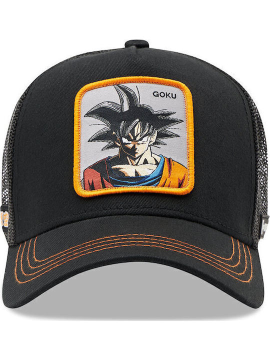 Capslab Dragon Ball Goku Damen Trucker Jockey Schwarz CL/DBZ/1/GOKD