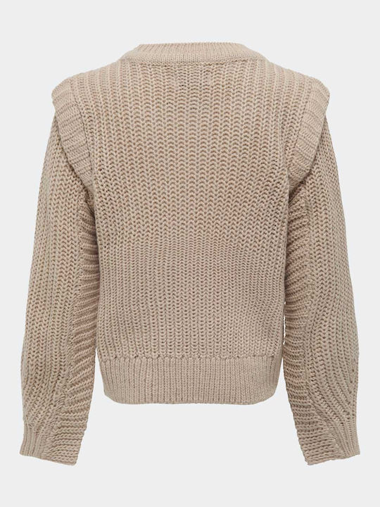 Kids Only Kids Sweater Long Sleeve Beige