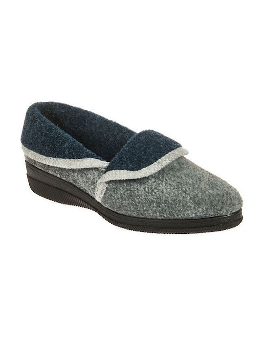 Mitsuko Closed-Back Women's Slippers In Gray Colour