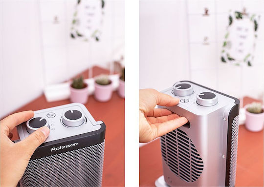 Rohnson Κεραμικό Αερόθερμο Δωματίου Δαπέδου 1500W