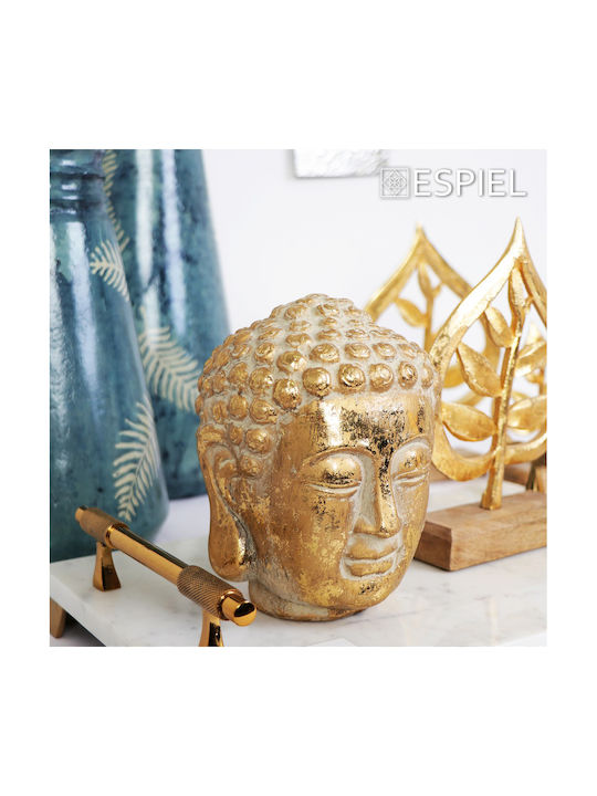 Espiel Decorativ Buddha din Material Ceramic 12x12x16cm 1buc