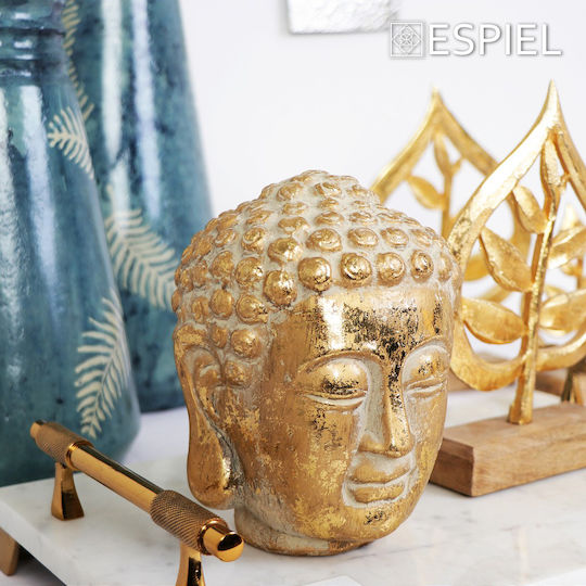 Espiel Decorative Buddha made of Ceramic 12x12x16cm 1pcs