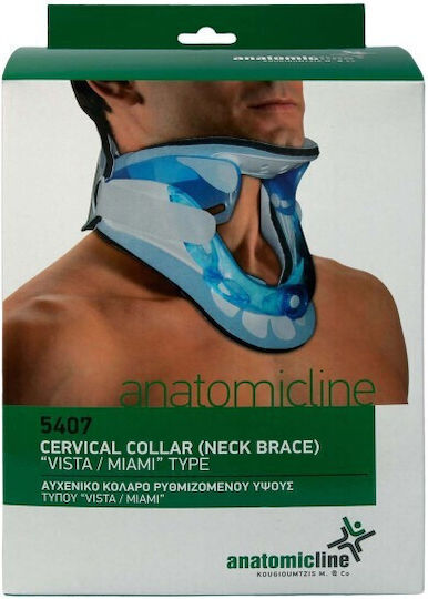 Anatomic Line Vista Miami 5407 Ρυθμιζόμενος Νάρθηκας Αυχένα σε Μπλε Χρώμα