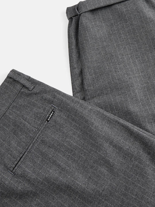 Firenze Pal Trousers Elastic Grey Stripe