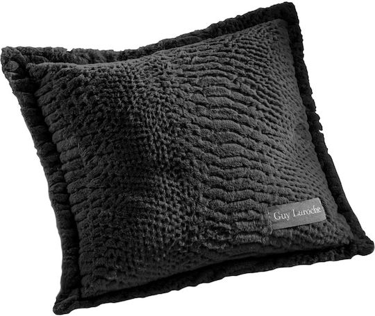Guy Laroche Crusty Sofa Throw 2 Seater P170xW250cm Black