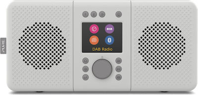 Pure Elan Connect+ Tabletop Radio Battery DAB+ with Bluetooth and USB Gray