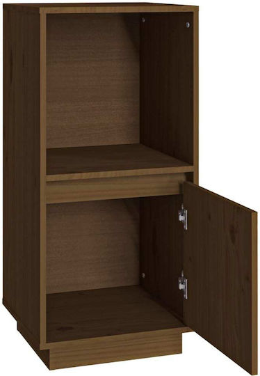 Dulap de Podea pentru Sufragerie din Lemn Masiv Maro Miere 38x35x80cm