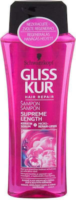 Schwarzkopf Gliss Hair Repair Supreme Length Shampoos Reconstruction/Nourishment for All Hair Types 250ml