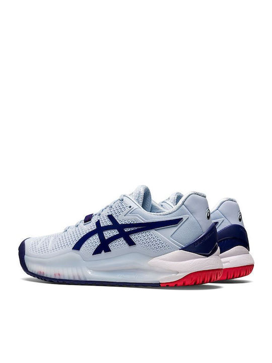 ASICS Gel-Resolution 8 Женски Тенис обувки Твърди съдилища Soft Sky / Dive Blue