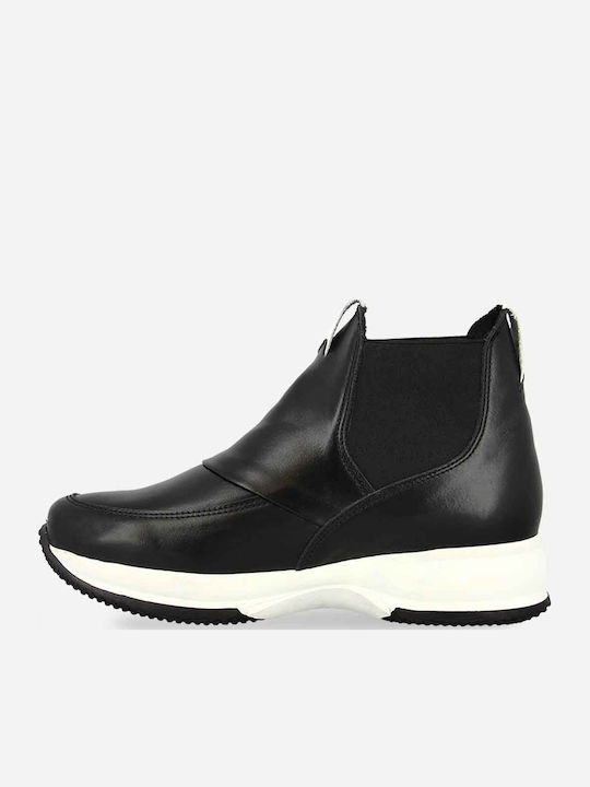 Leather Women's Chelsea Boots Black