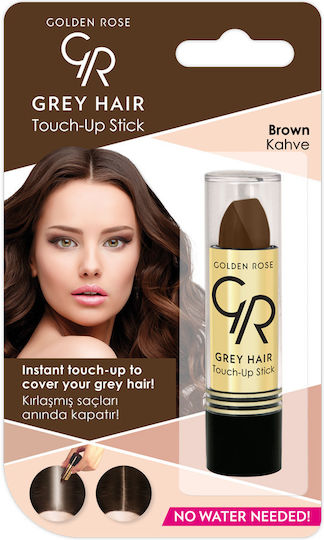 Golden Rose Gray Hair Touch Up Stick Временна боя за коса на стик Без амоняк 05 Браун 5.2гр