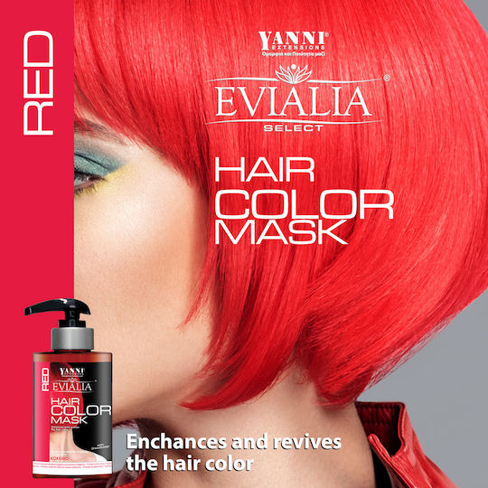 Yanni Extensions Hair Color Mask Color Mask Κόκκινο 300ml