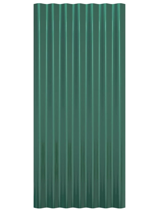 vidaXL Galvanized Roof Panel 80x36cm