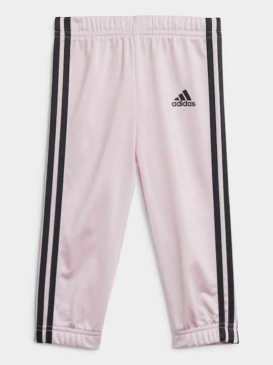 Παιδικό Σετ Φόρμας Ροζ 2τμχ 3-Stripes Tricot