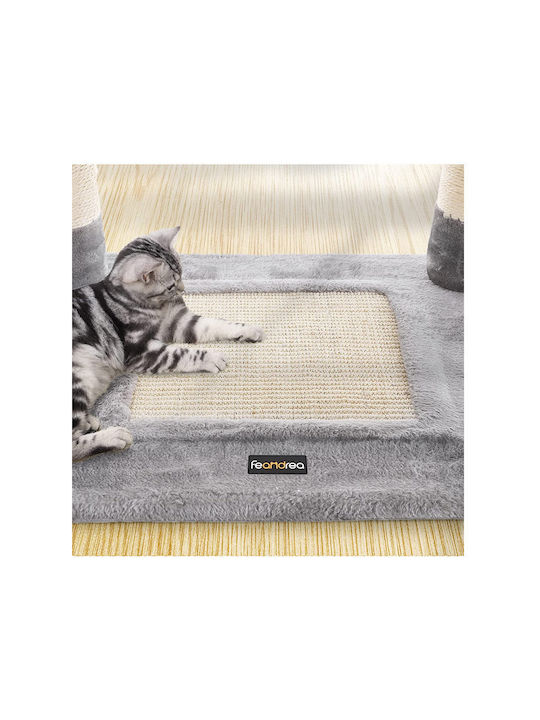 Feandrea Scratching Post Cat Trees Gray 5 levels 55x40x138cm