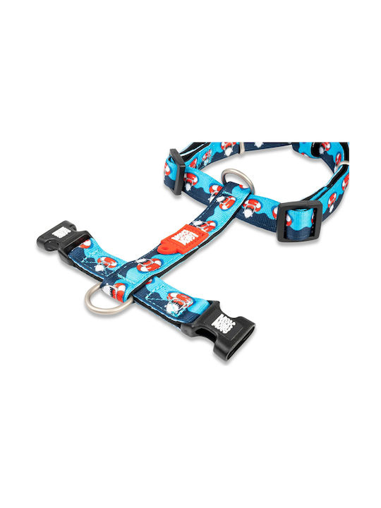 Max & Molly Dog Harness Frenzy Shark Light Blue X-Small 15mm x 32-40cm MM134