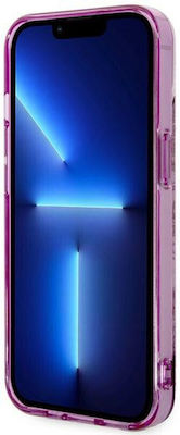 Guess Porcelain Collection Plastic Back Cover Fuschia (iPhone 14 Pro)