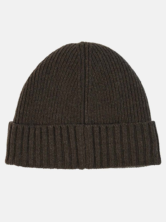 Barbour Knitted Beanie Cap Brown