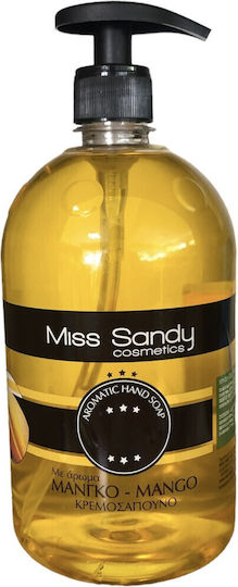 Miss Sandy Mango Hand Soap με Αντλία Εξωτικά Φρούτα 1000ml