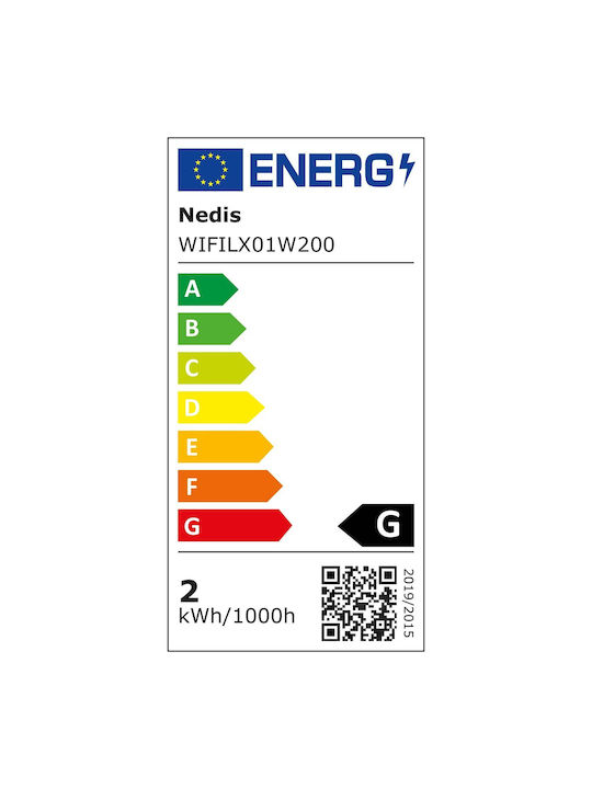 NE0495 Programmable Christmas LED Light Warm White 25m Nedis