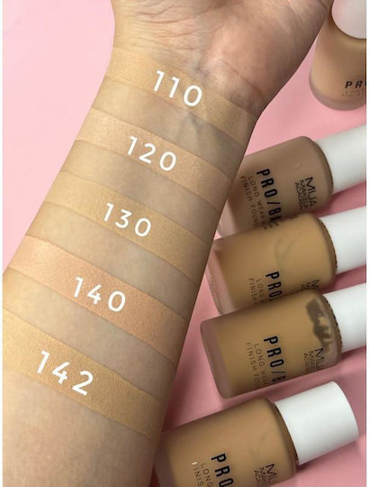 MUA Pro Base Long Wear Matte Finish Liquid Foundation 130 30ml