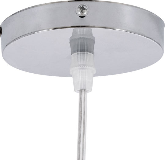GloboStar Cuba Deckenleuchte Beige Raster mit Lampenbirnensockel E27 80x49x49cm
