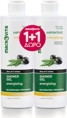 Macrovita Λάδι Ελιάς & Λουΐζα Shower Gel 2x250ml