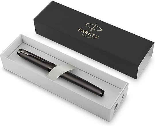 Parker Parker IM Monochrome Titanium Rollerball Kugelschreiber Blau Personalisierung
