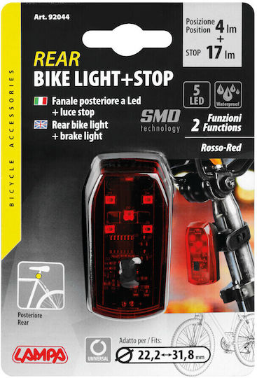 Lampa 9204.4lb Rear Bicycle Light