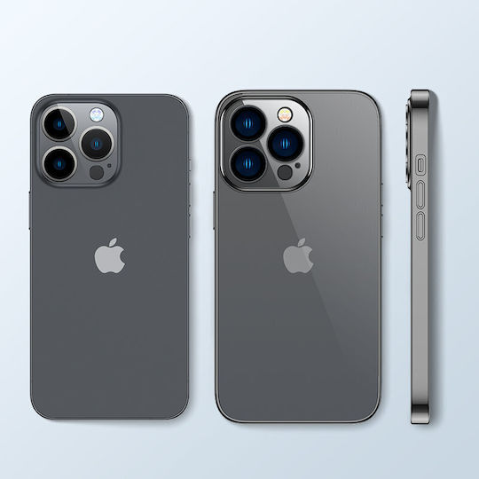 Joyroom 14Q Umschlag Rückseite Metallisch Schwarz (iPhone 14 Plus)