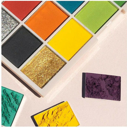 MUA Kaleidoscope Παλέτα με Σκιές Ματιών σε Στερεή Μορφή 12gr
