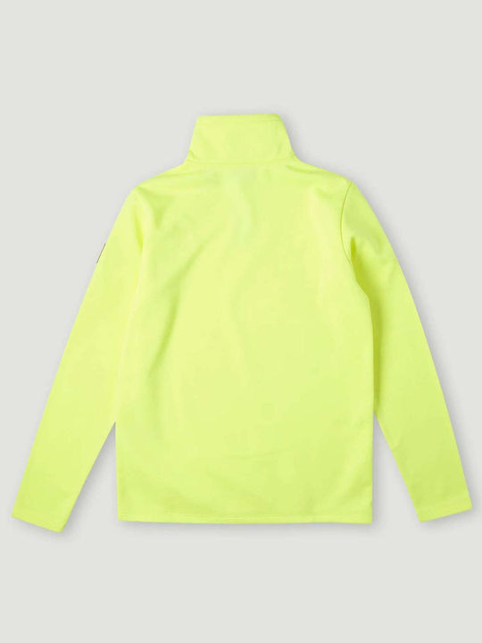 O'neill Kids Fleece Sweatshirt Yellow Solid