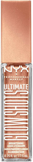 NYX Professional Makeup Ultimate Glow Shots Eye Shadow in Liquid Form 08 Twisted Tangerine 7.5ml