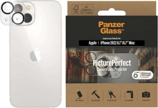 PanzerGlass PicturePerfect Protecție Cameră Tempered Glass Transparent pentru iPhone 14 / 14 Plus
