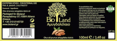 Bio Land Biologic Ulei de migdale pentru Masaj 100ml