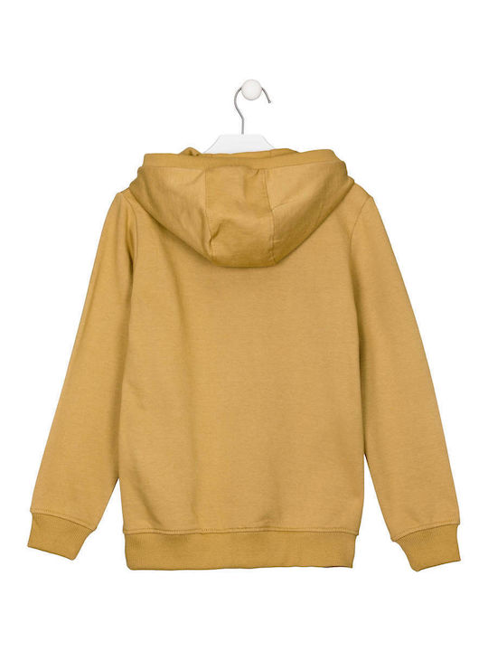 Losan Kids Sweatshirt with Hood and Pocket Beige