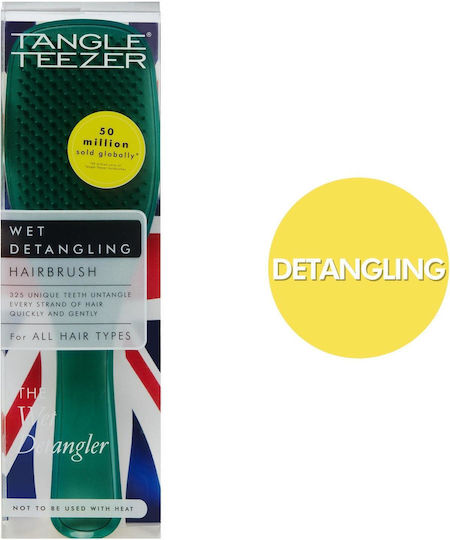 Tangle Teezer The Wet Detangler Brush Hair for Detangling Emerald Green