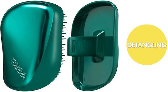 Tangle Teezer Compact Styler Βούρτσα Μαλλιών Emerald Green