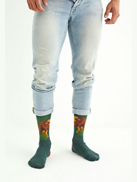 Soma Socks Skulls Bones Ανδρικές Κάλτσες με Σχέδια Πολύχρωμες 3Pack