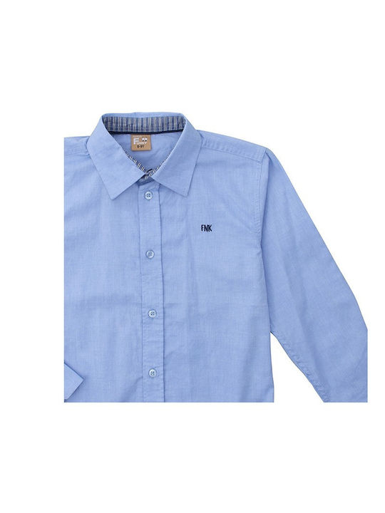 Funky Kids One Color Shirt Light Blue