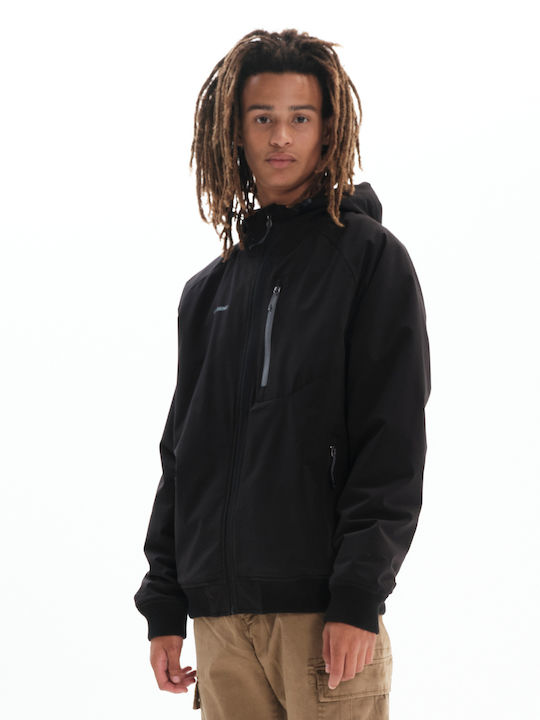 Winter Jacket Bomber Waterproof Black