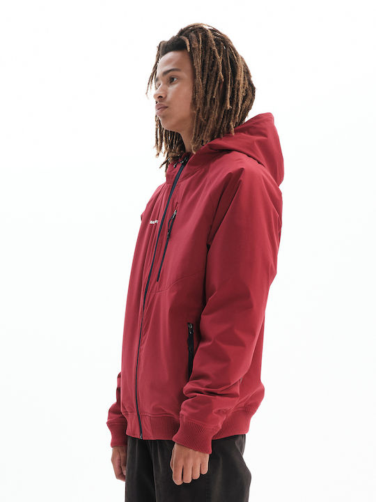 Winter Jacke Bomber Wasserdicht Rot