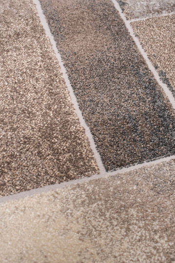 Viokarpet Alva 4697A-75 Rug Rectangular Dark Vison / Beige