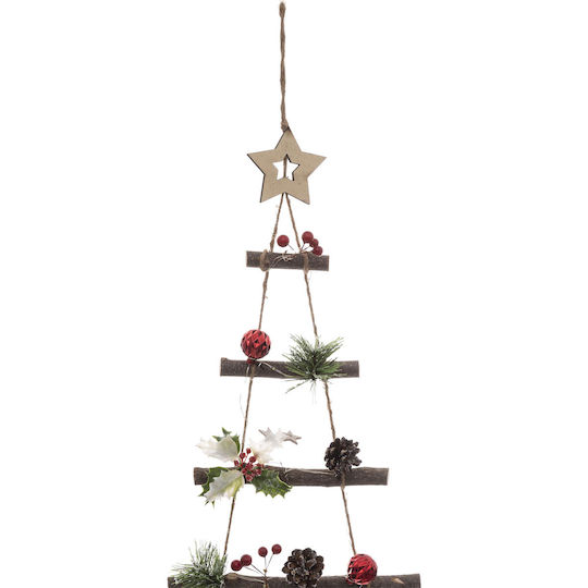 Christmas Decorative Illuminated Wood Tree 120cm Battery