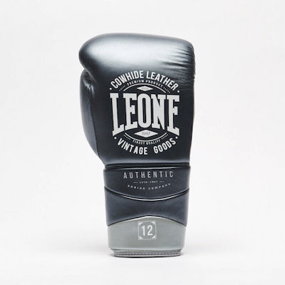 Leone Authentic 2 Boxhandschuhe aus Leder Gray