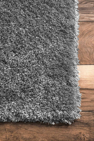 Saray Home Soft Χαλί Ορθογώνιο Shaggy Γκρι 200x270cm