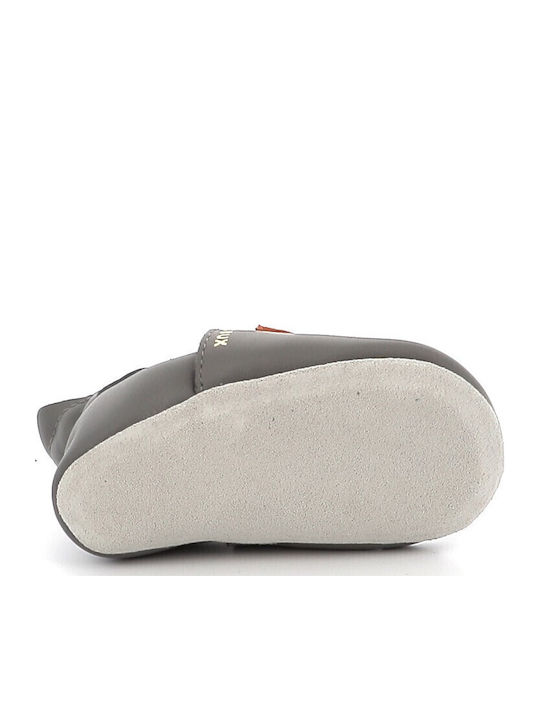 Bobux Baby Slippers Gray